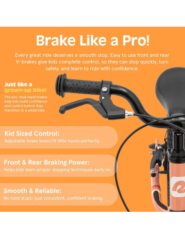 Bicicleta de Equilibrio Retrospec Cub Plus XL Rosa 14"