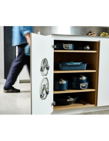 Soportes para Tapas de Olla Joseph Joseph, Acero Inoxidable, 2 Unidades