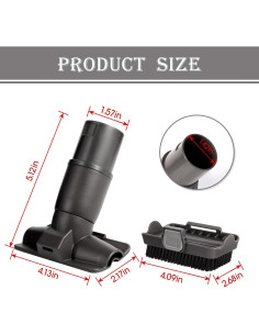 Repuestos cepillo 2-en-1 QINAN para aspiradora Shark NV350 2