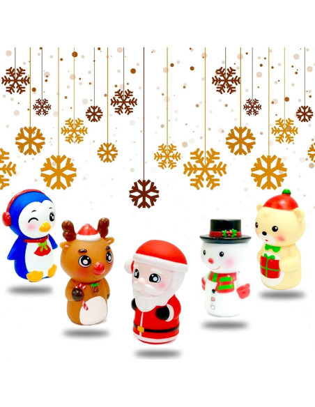 Marionetas de Dedo de Navidad WAHXIAOSW - 5 Piezas