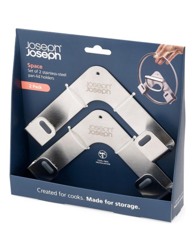 Soportes para Tapas de Olla Joseph Joseph, Acero Inoxidable, 2 Unidades