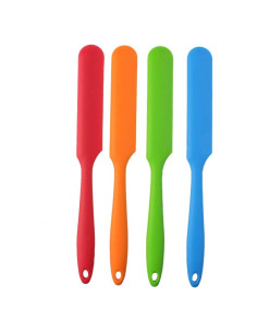 Juego de 4 espátulas de silicona SUMERSHA multicolor 24.4 cm