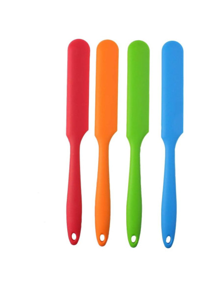 Juego de 4 espátulas de silicona SUMERSHA multicolor 24.4 cm