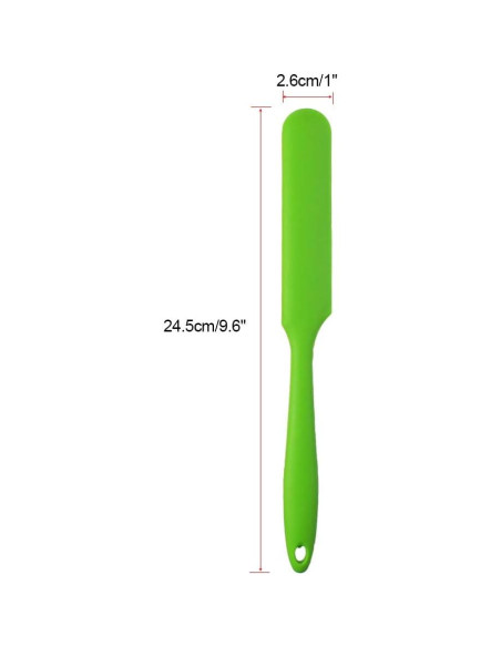 Juego de 4 espátulas de silicona SUMERSHA multicolor 24.4 cm