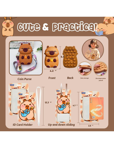 Juego de Papelería Kawaii Zadoreck - 28 Piezas para Niños