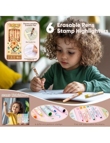 Juego de Papelería Kawaii Zadoreck - 28 Piezas para Niños