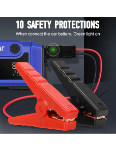Arrancador de Batería ZunDian COCY-020 4000A Portátil 12V 2