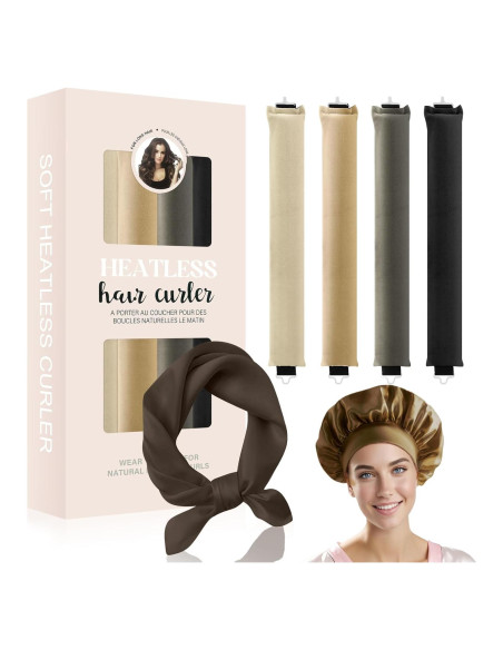 Set de Rizadores Sin Calor Frnoip - 6 Piezas para Cabello