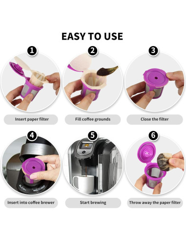 Filtros Desechables K Cup Fanativita 100 Unidades Sin Blanquear