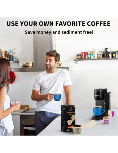 Filtros Desechables K Cup Fanativita 100 Unidades Sin Blanquear