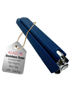 Cortauñas Antideslizante ALAZCO Grande con Recogedor