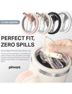 Reemplazo Tapa Stanley 40 Oz Pinuya a Prueba de Derrames 2