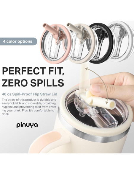 Reemplazo Tapa Stanley 40 Oz Pinuya a Prueba de Derrames