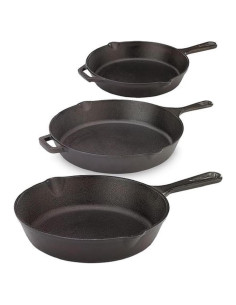 Juego de Sartenes de Hierro Fundido Mercer Culinary 3 Piezas