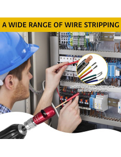 Destripador de Cables CuzConven 6-14 AWG para Taladro 2