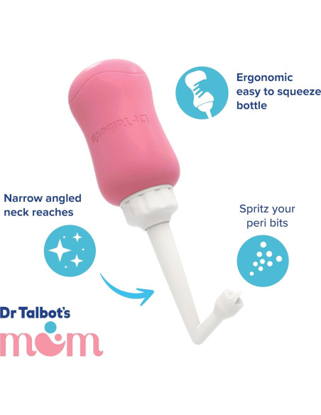 Botella Perineal Postparto Dr. Talbot 360 ml con Bolsa