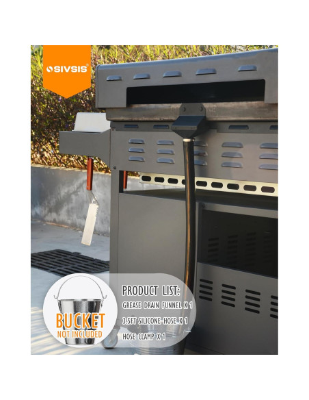 Captador de Grasa Magnético Sivsis para Plancha Blackstone