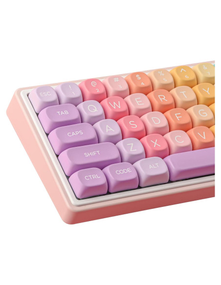 Conjunto de Teclas PBT Tsung MOA 126 Teclas Caramelo Arcoíris