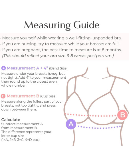 Sostén de Maternidad y Lactancia Simple Wishes - 32A, 2 Pzs