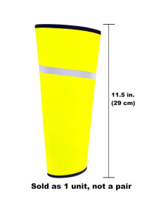 Protector de Pantalón de Bicicleta Leg Shield Amarillo Reflectante 2