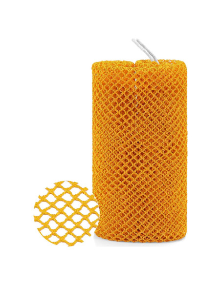 Esponja de Red Africana DTFRLD con Mangos - Exfoliante Suave