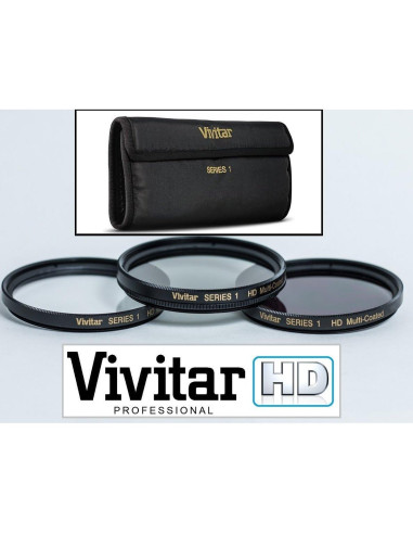 Kit de Filtros UV Pro Ser 3 Piezas para Cámaras Panasonic