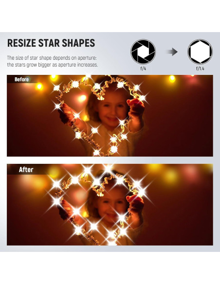 Filtro de Estrella NEEWER 58mm 4/6/8 Puntas HD Aluminio Filtro de Estrella NEEWER 58mm 4/6/8 Puntas HD Aluminio