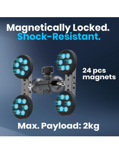 Montaje Magnético Flexible ROZOER 28 cm para GoPro y Teléfonos 2