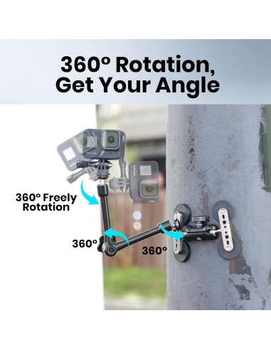 Montaje Magnético Flexible ROZOER 28 cm para GoPro y Teléfonos