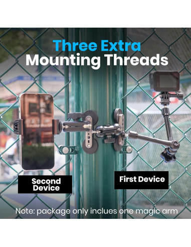 Montaje Magnético Flexible ROZOER 28 cm para GoPro y Teléfonos