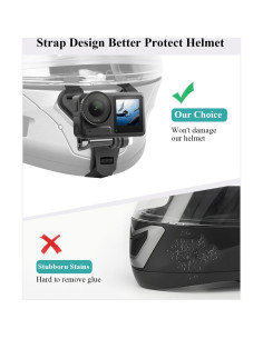 Soporte de Barbilla VVNTVEE para Casco - Compatible con GoPro y Teléfonos 2