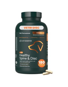 Suplemento Espinal VetriScience Healthy Spine 180 Cápsulas