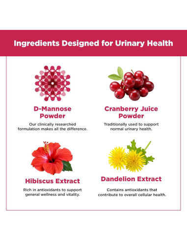 Cápsulas D-Mannosa 1000mg Plantvital con Arándano 120 Unidades