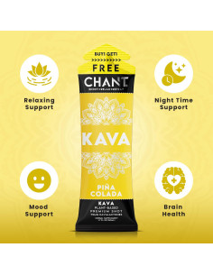 Chant Kava Shots 6x50.3 mL - Bebida Herbal Piña Colada 2