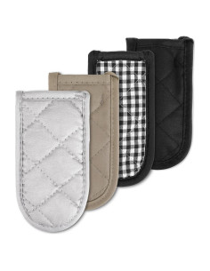 4 Fundas de Algodón para Mangos Resistentes al Calor Mozeat Lens