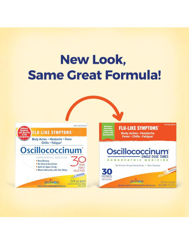 Boiron Oscillococcinum 30 Dosis - Alivio Homeopático Gripe