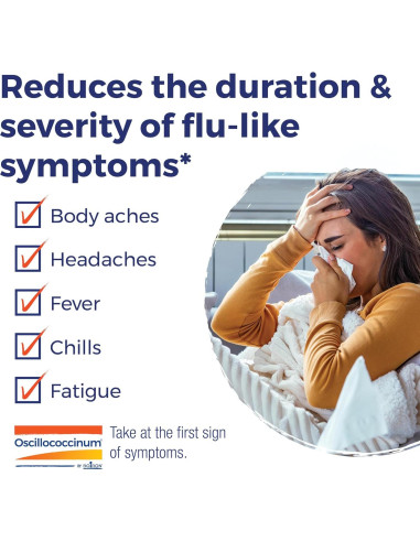 Boiron Oscillococcinum 30 Dosis - Alivio Homeopático Gripe