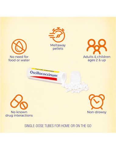 Boiron Oscillococcinum 30 Dosis - Alivio Homeopático Gripe