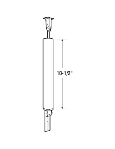 Cierre de Puerta Neumático Prime-Line MP5173 26.67 cm Marrón