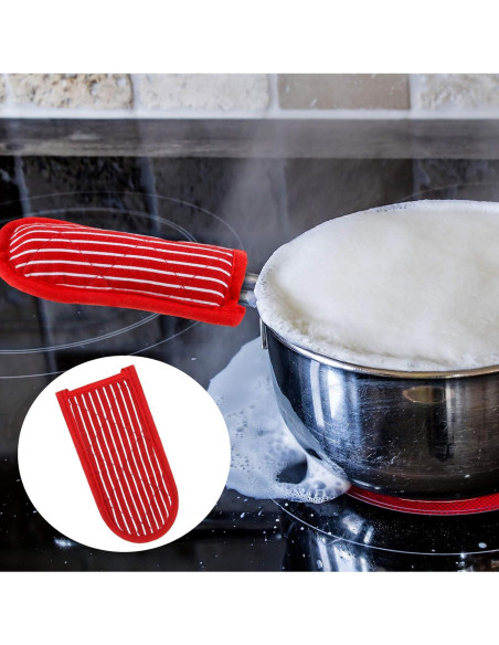 Fundas para Mangos de Sartén Patelai 4 Pcs Algodón Antideslizantes