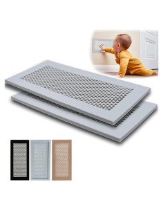 Cubierta de Ventilación a Prueba de Niños Vakavasti 2pcs Gris