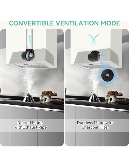 Campana Extractora KENDRAJA 23.6" Acero Inoxidable 400 CFM