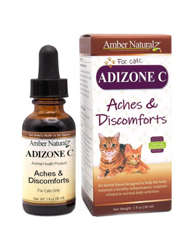 Suplemento Herbal Adizone C Amber NaturalZ para Gatos 28g