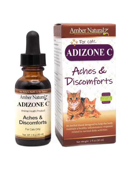 Suplemento Herbal Adizone C Amber NaturalZ para Gatos 28g