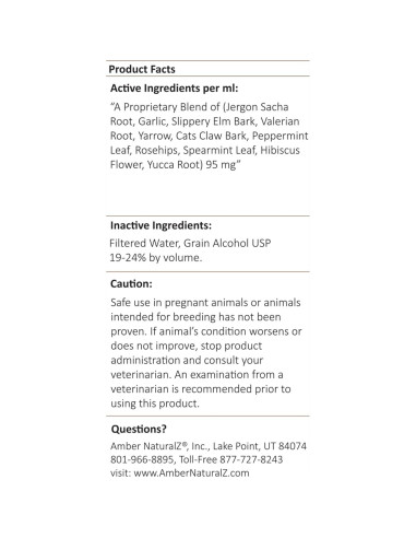 Suplemento Herbal Adizone C Amber NaturalZ para Gatos 28g