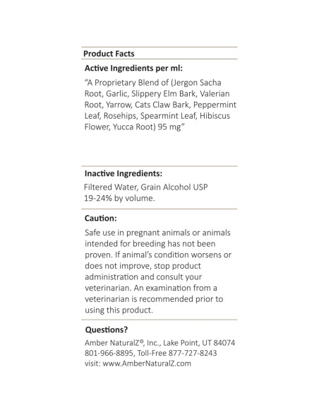 Suplemento Herbal Adizone C Amber NaturalZ para Gatos 28g