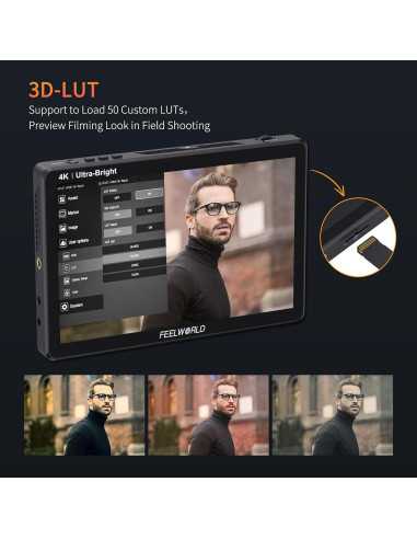 Monitor de Campo FEELWORLD LUT11H 10.1" 2000nit Táctil HDMI