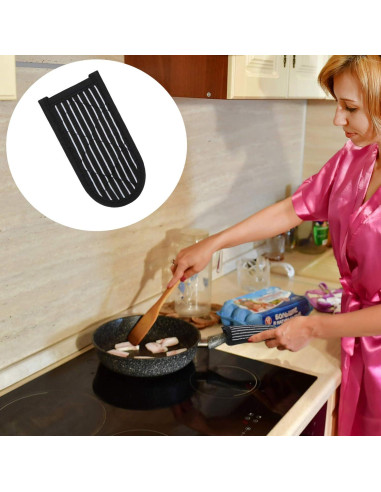 Fundas para Mangos de Sartén Patelai 4 Pcs Algodón Antideslizantes