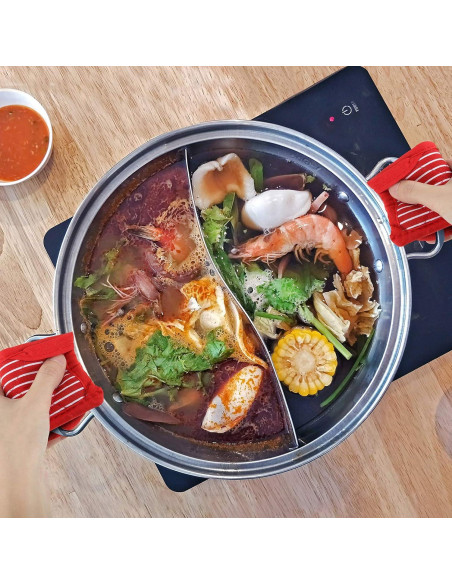 Fundas para Mangos de Sartén Patelai 4 Pcs Algodón Antideslizantes