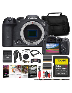 Cámara Sin Espejo Canon EOS R7 32.5MP + Accesorios Completo